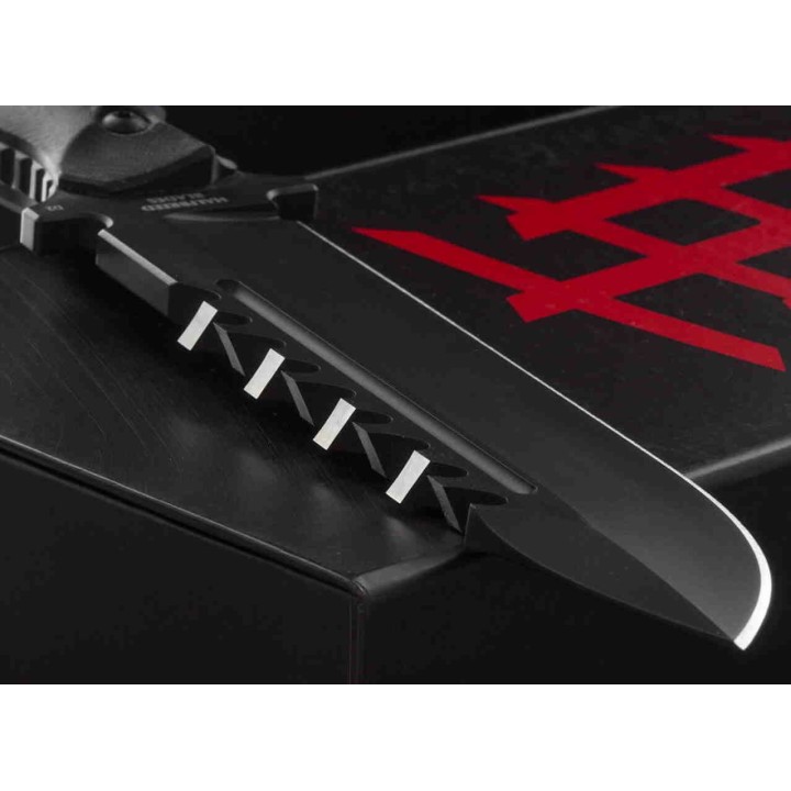 Couteau Halfbreed Blades Large Survival Lame Acier K110 Manche G10 Etui Kydex HBBLSK01 - Livraison Gratuite