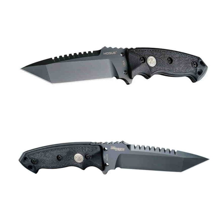 Couteau Tactical SIG Sauer Hogue EX-F01 Tanto Lame Acier A2 Manche G-10 Etui Nylon SIG37122 - Livraison Gratuite
