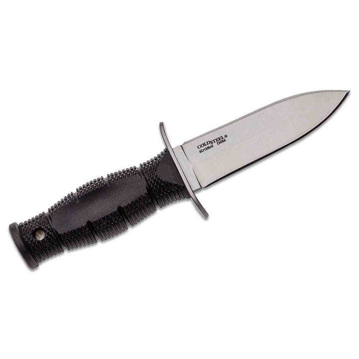 Couteau Cold Steel Mini Leatherneck Double Edge Lame Acier 8Cr13MoV Manche Kray-Ex Etui Secure-Ex CS39LSAC - Livraison Gratuite