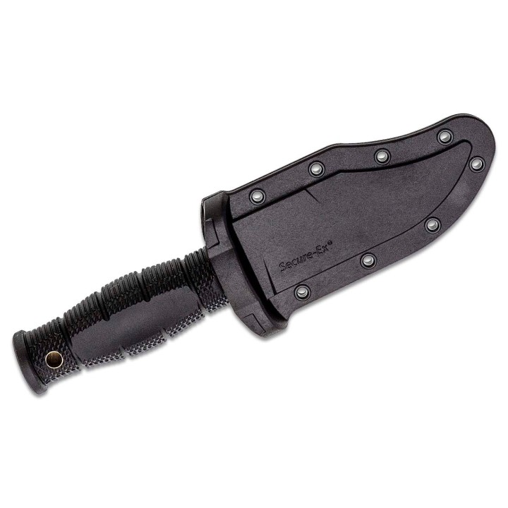 Couteau Cold Steel Mini Leatherneck Clip Point Lame Acier 8Cr13MoV Manche Kray-Ex Etui Secure-Ex CS39LSAB - Livraison Gratuite