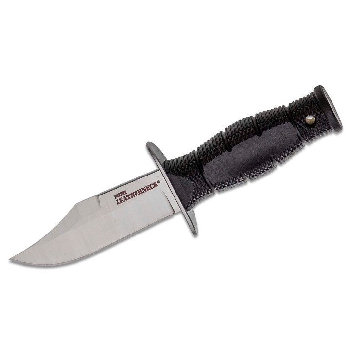 Couteau Cold Steel Mini Leatherneck Clip Point Lame Acier 8Cr13MoV Manche Kray-Ex Etui Secure-Ex CS39LSAB - Livraison Gratuite