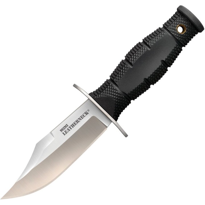 Couteau Cold Steel Mini Leatherneck Clip Point Lame Acier 8Cr13MoV Manche Kray-Ex Etui Secure-Ex CS39LSAB - Livraison Gratuite