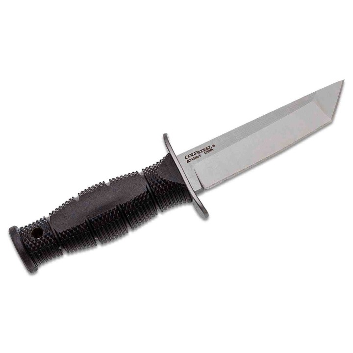 Couteau Cold Steel Mini Leatherneck Tanto Lame Acier 8Cr13MoV Manche Kray-Ex Etui Secure-Ex CS39LSAA - Livraison Gratuite