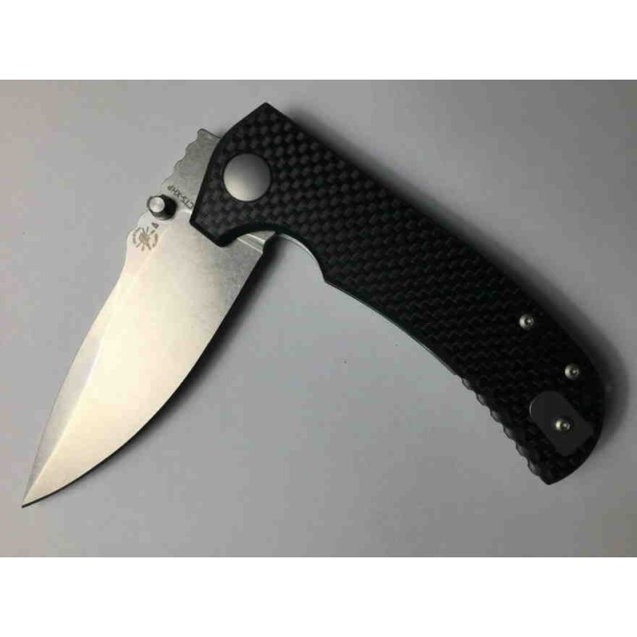 Couteau Spartan Blades Astor Lame Acier CTS-XHP Manche FCarbone/G10 Linerlock Clip SFBL8CF - Livraison Gratuite