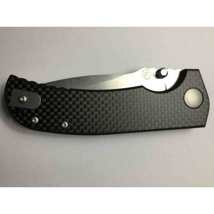 Couteau Spartan Blades Astor Lame Acier CTS-XHP Manche FCarbone/G10 Linerlock Clip SFBL8CF - Livraison Gratuite