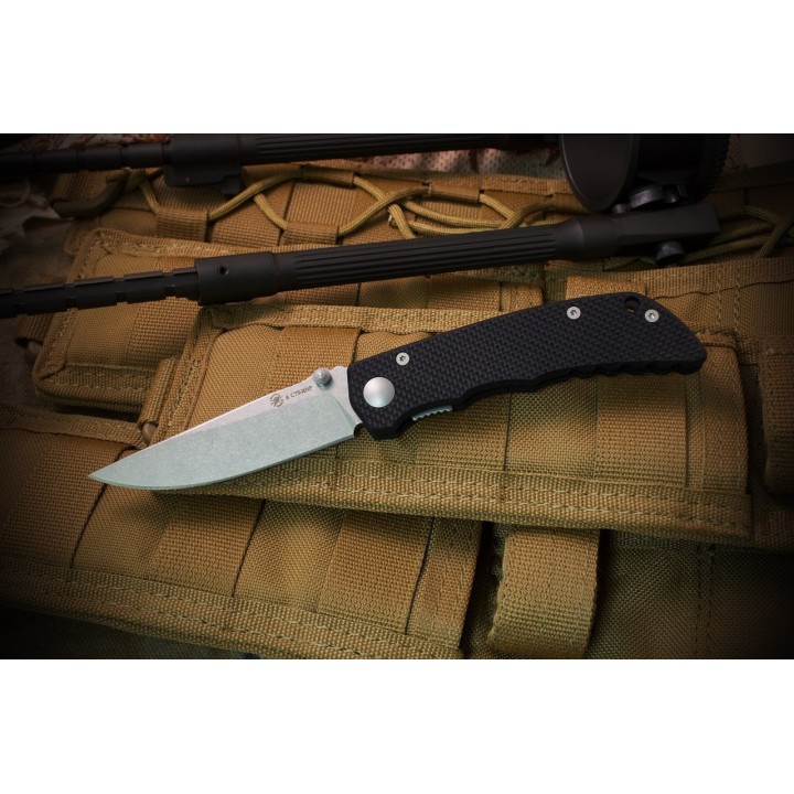 Couteau Spartan Blades Talos Lame Acier CTS-XHP Manche Black G10 Linerlock Clip SFBL7BK - Livraison Gratuite