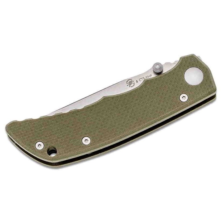 Couteau Spartan Blades Talos Lame Acier CTS-XHP Manche Green G10 Linerlock Clip SFBL7GR - Livraison Gratuite