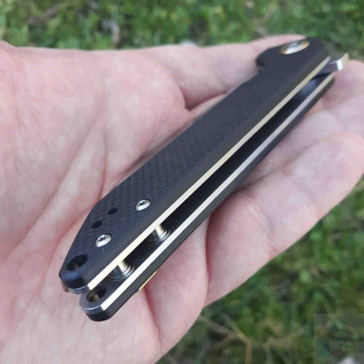 Couteau CJRB Rampart Black G10 Lame Acier D2 Stonewash Manche G10 Linerlock Clip J1907BKF - Livraison Gratuite