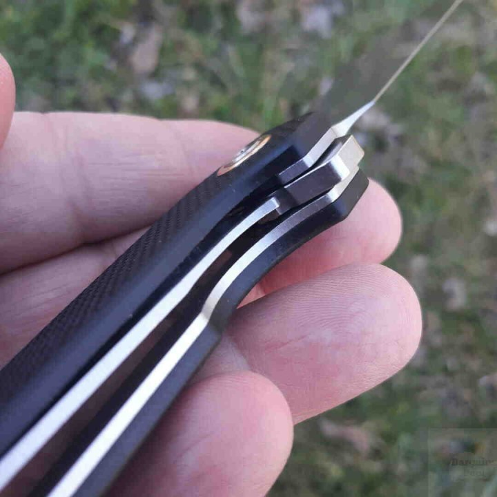 Couteau CJRB Rampart Black G10 Lame Acier D2 Stonewash Manche G10 Linerlock Clip J1907BKF - Livraison Gratuite