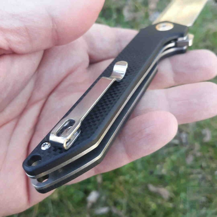 Couteau CJRB Rampart Black G10 Lame Acier D2 Stonewash Manche G10 Linerlock Clip J1907BKF - Livraison Gratuite
