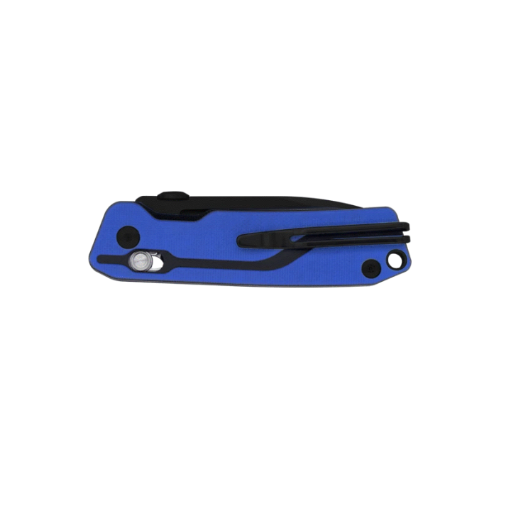 Couteau SRM Knives 7228 Ambi Lock Lame D2 Manche Blue G10 Clip SRM7228L - Livraison Gratuite
