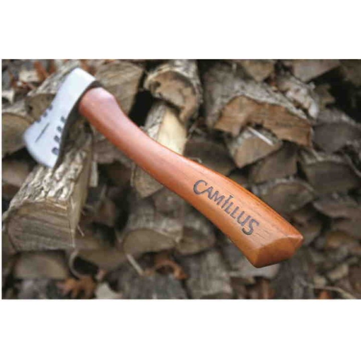 Hachette Hache Camillus Teca Hatchet Manche en Teak Lame Acier Carbone 1045 Made In Colombia CM19360 - Livraison Gratuite