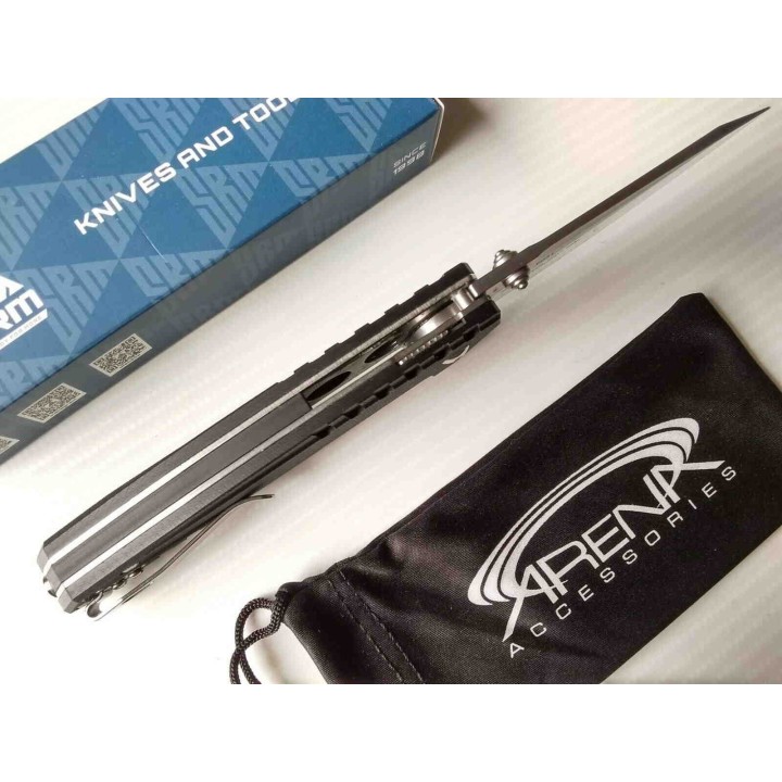 Couteau SRM 9031 Sanrenmu Wharncliffe Lame 12C27 Manche G10 IKBS Clip SRM9031 - Livraison Gratuite