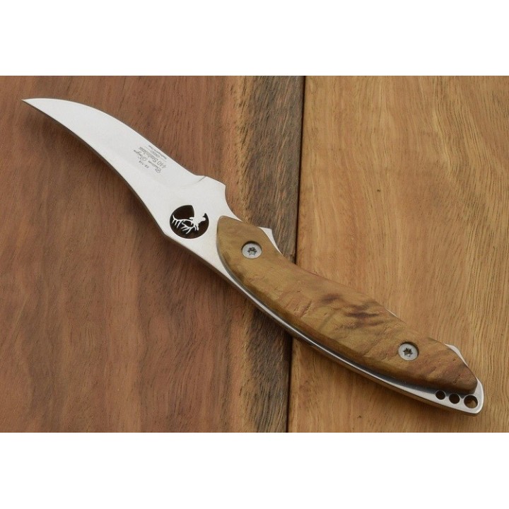 Lot de 3 Couteaux De Chasse Bush Craft Lame Acier 440 Manche Bois Etui Nylon ER538 - Livraison Gratuite