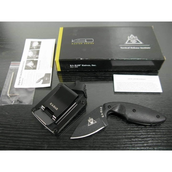 Couteau KABAR TDI Law Enforcement Lame acier AUS-8  Ka Bar Made In USA KA1480 - LIVRAISON GRATUITE