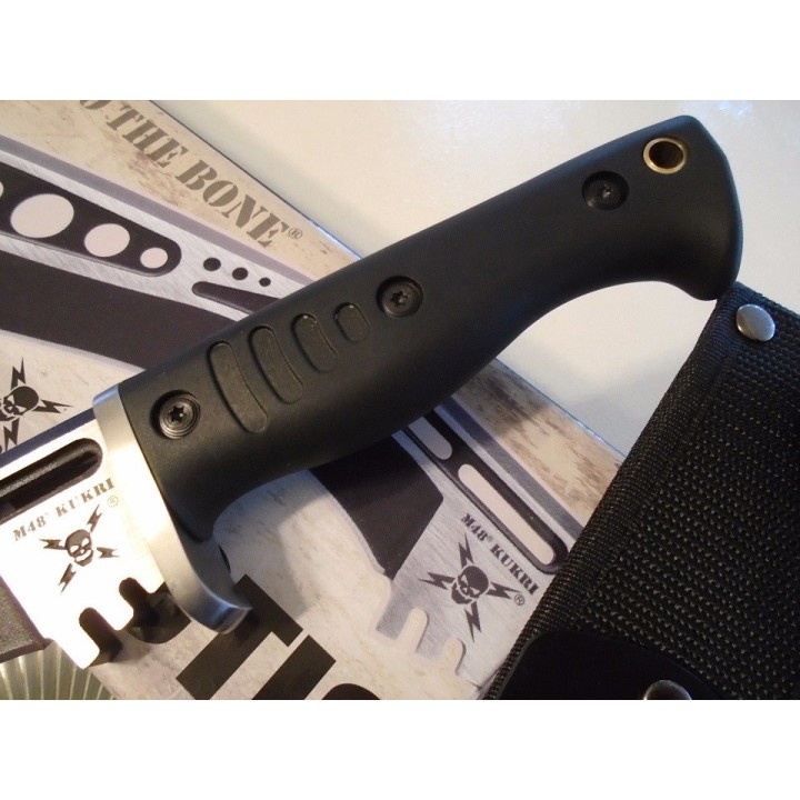 Machette Gurkha United Cutlery M48 Kukri Acier 2Cr13 Manche TPR Etui Fibre de Nylon UC3160 - Livraison Gratuite