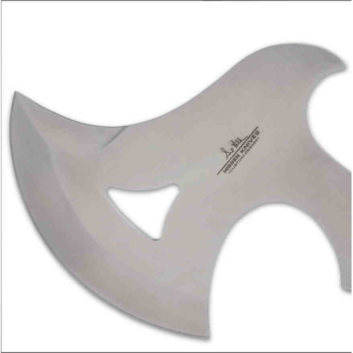 Hache de Lancer Hibben Gil Pro Thrower Axe Stainless Blade Leather Sheath GH0866 - Livraison Gratuite