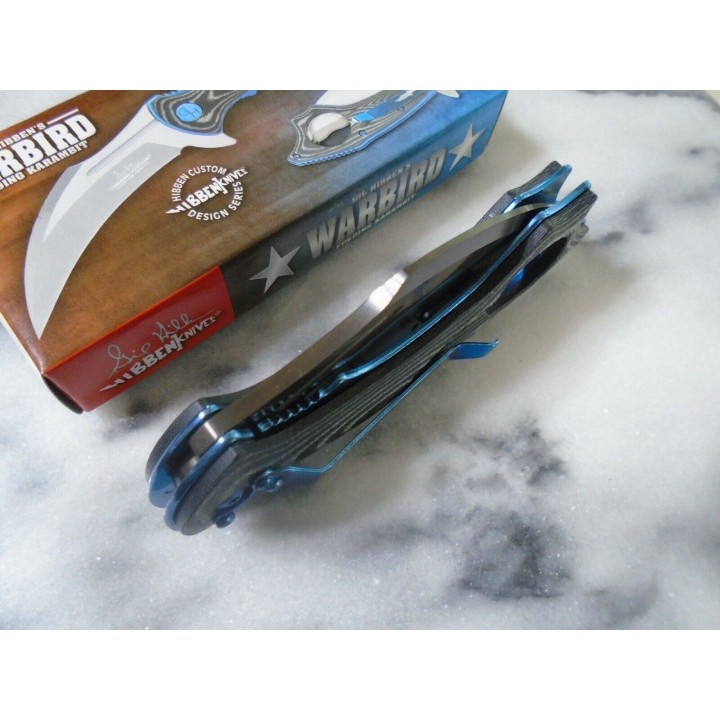 Couteau Hibben Warbird Karambit Lame 7Cr17 Manche Micarta Lame 7Cr17 IKBS Clip GH5103 - Livraison Gratuite
