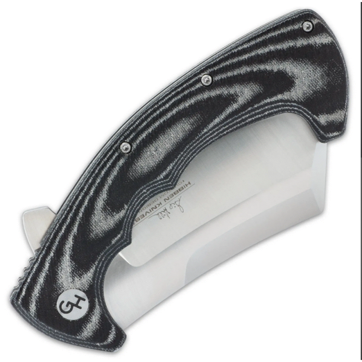 Couteau Couperet Hibben Cleaver Lame Acier 7Cr17 Manche Micarta Linerlock Clip GH5109 - Livraison Gratuite