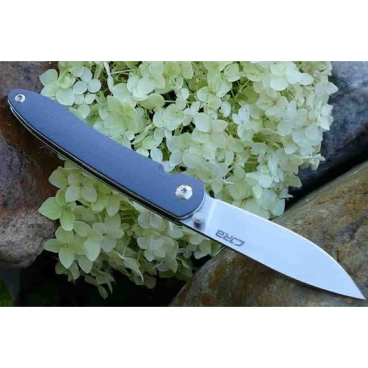 J1917GYC Couteau CJRB Ria Blue-Gray Lame Acier 12C27 Manche G10 IKBS Clip - Livraison Gratuite
