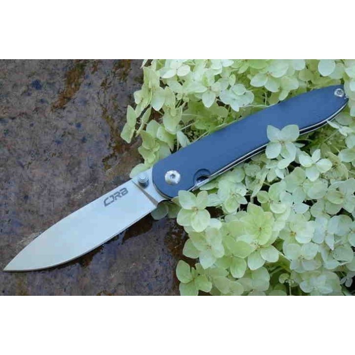 J1917GYC Couteau CJRB Ria Blue-Gray Lame Acier 12C27 Manche G10 IKBS Clip - Livraison Gratuite