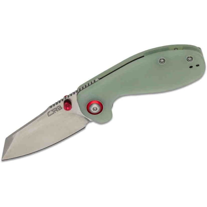 J1918NTG Couteau CJRB Maileah Lame Acier AR-RPM9 Manche Jade G10 IKBS Linerlock Clip - Livraison Gratuite
