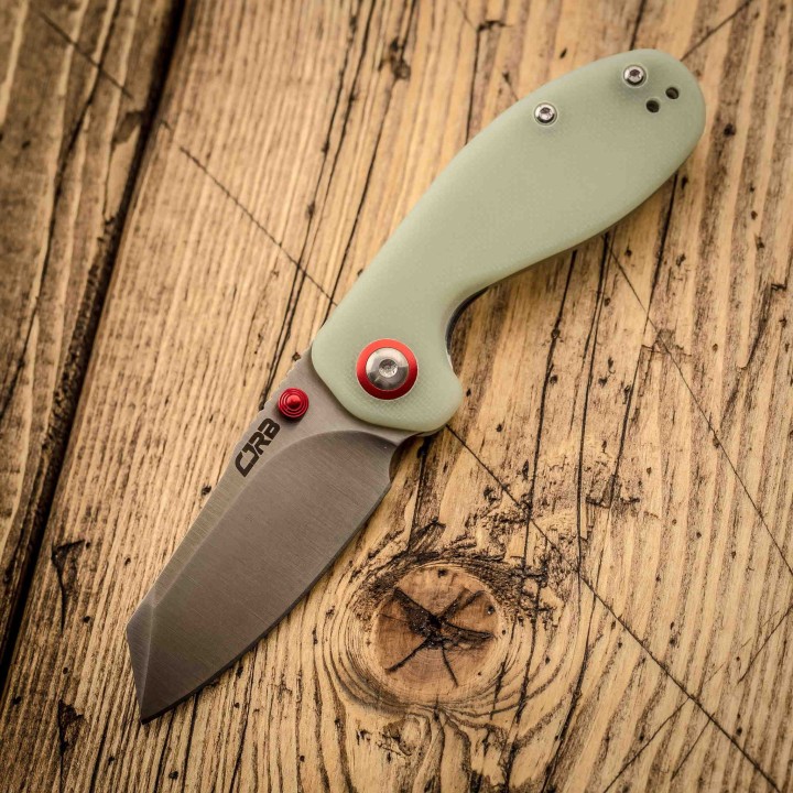 J1918NTG Couteau CJRB Maileah Lame Acier AR-RPM9 Manche Jade G10 IKBS Linerlock Clip - Livraison Gratuite