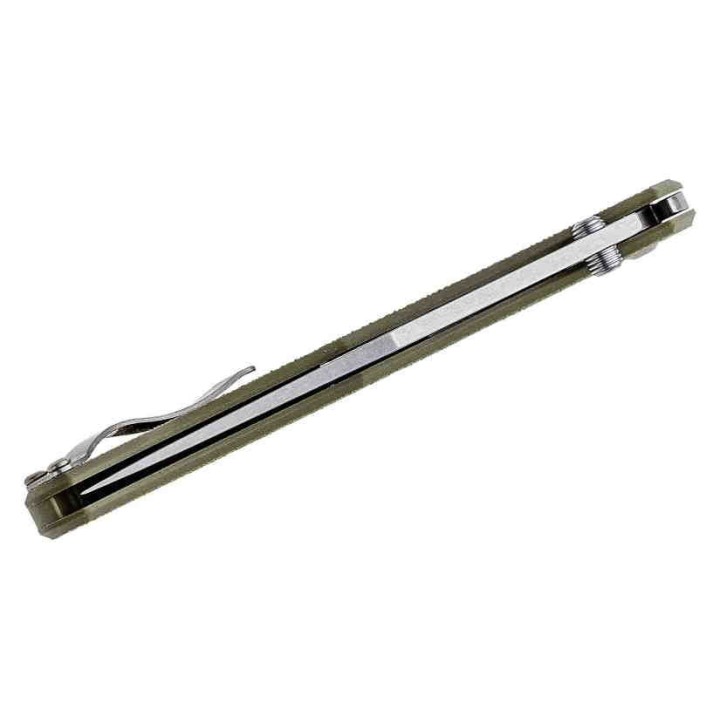 Couteau Cold Steel Range Boss Lame Acier 4034 Manche GRN Green Lockback Clip CS20KR7 - Livraison Gratuite