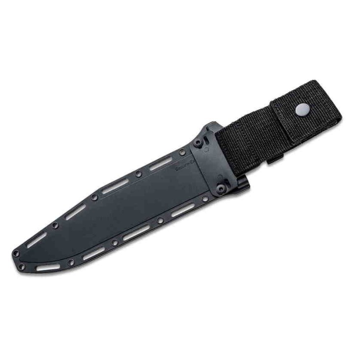 Couteau Cold Steel Bowie Drop Forged Lame Acier 52100 Manche Imitation Corne Etui Secure-Ex CS36MK - Livraison Gratuite