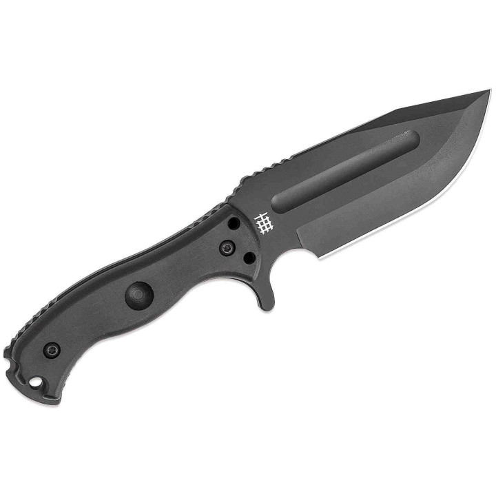 HBBLBK01 Halfbreed Blades Large Bush D2 Black Teflon Blade G10 Handles Molded Kydex Sheath - Livraison Gratuite