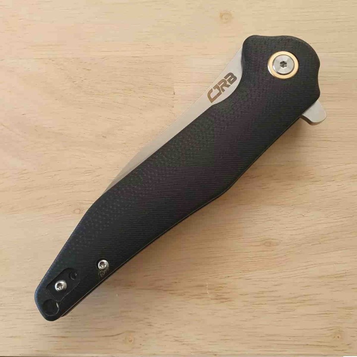 Couteau CJRB Agave Black Lame Acier D2 Manche G10 Linerlock Clip J1911BKC - Livraison Gratuite