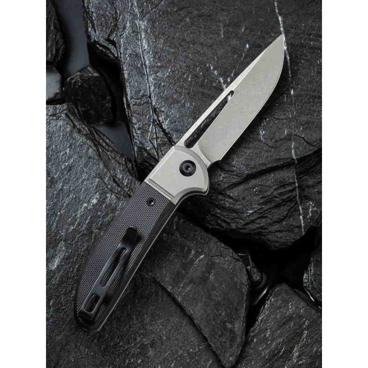 Couteau CIVIVI Trailblazer XL Black Manche G10 Lame Acier D2 Slip Joint Clip CIVC2101C - Livraison Gratuite