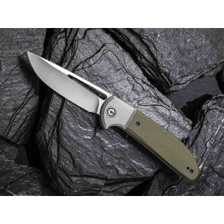 Couteau CIVIVI Trailblazer XL Green Manche G10 Lame Acier D2 Slip Joint Clip CIVC2101A - Livraison Gratuite