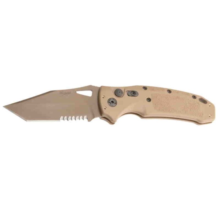 Couteau SIG Sauer K320A M17 ABLE Lock Tanto Lame Acier S30V Manche Polymère Tan Made USA SIG36363 - Livraison Gratuite