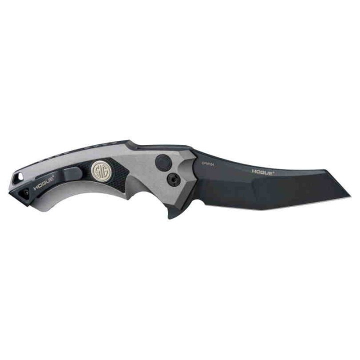 Couteau Sig X5 Tactical Emperor Scorpion Lame 154CM Wharncliffe Manche Alu Button Lock Made USA SIG36562 - Livraison Gratuite