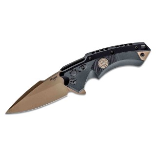 Couteau SIG Sauer X5 SIG Emperor Scorpion Lame 154CM Spear Point Manche Alu Button Lock Made USA SIG36570 - Livraison Gratuite