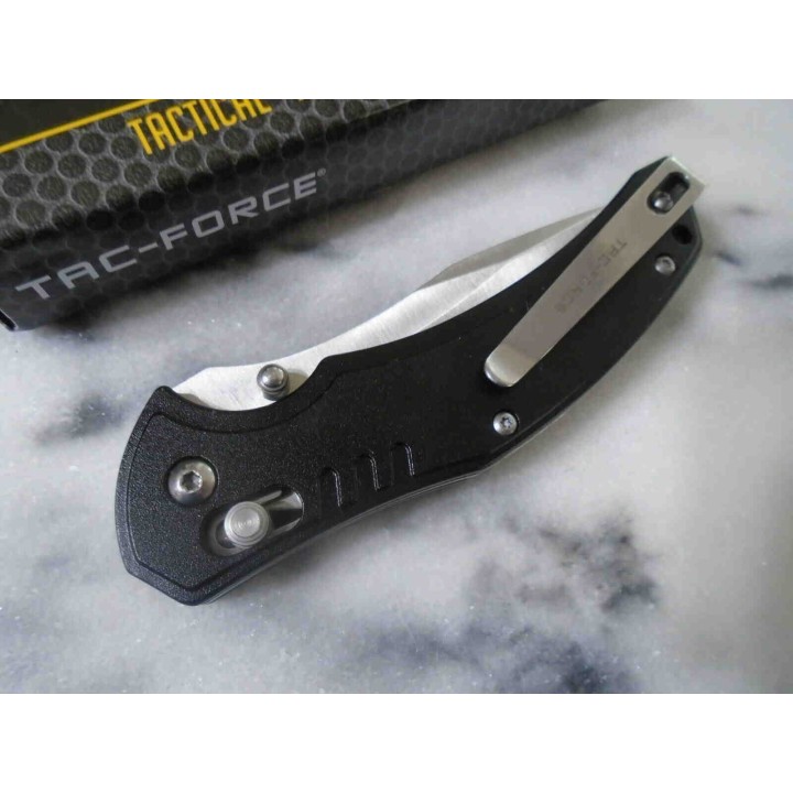 Couteau Tac Force Urban Tactic Lame Acier 7Cr17MoV Manche Alu IKBS Axis Lock Clip TF1036S - Livraison Gratuite