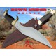 Couteau Kukri Down Under Knives Red Rock Raptor Down Under Knives Acier 440C manche Cuir DUKRRR - Livraison Gratuite