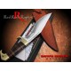 Couteau Kukri Down Under Knives Red Rock Raptor Down Under Knives Acier 440C manche Cuir DUKRRR - Livraison Gratuite