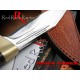 Couteau Kukri Down Under Knives Red Rock Raptor Down Under Knives Acier 440C manche Cuir DUKRRR - Livraison Gratuite