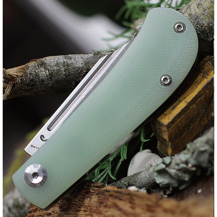Couteau Kansept Bevy Jade Manche G10 Lame Acier 154CM Slip Joint KT2026S3 - Livraison Gratuite
