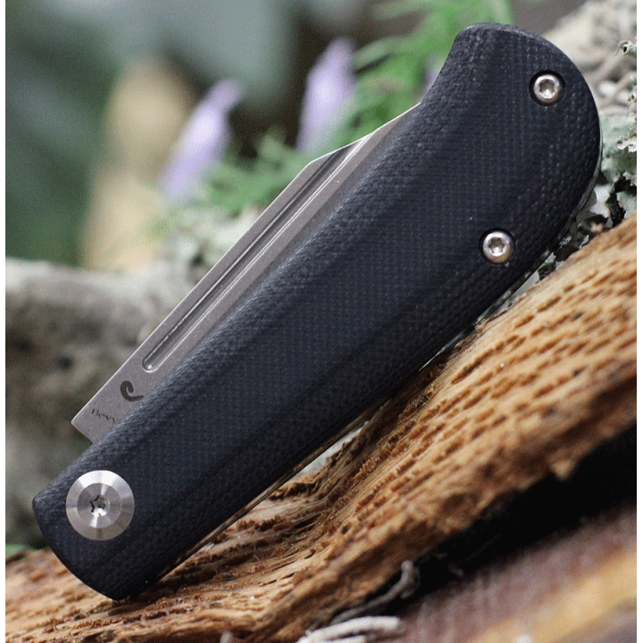 Couteau Kansept Bevy Black Manche G10 Lame Acier 154CM Slip Joint KT2026S1 - Livraison Gratuite