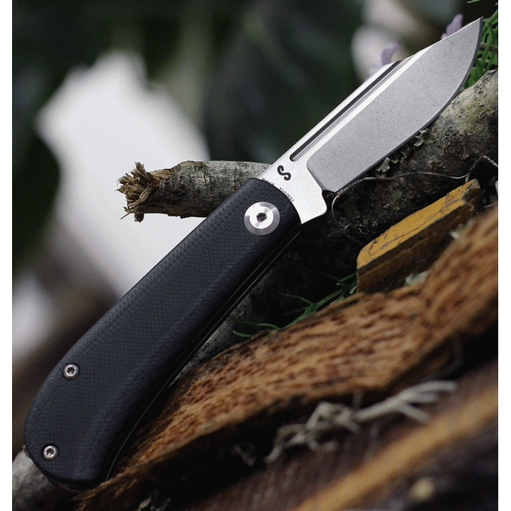 Couteau Kansept Bevy Black Manche G10 Lame Acier 154CM Slip Joint KT2026S1 - Livraison Gratuite