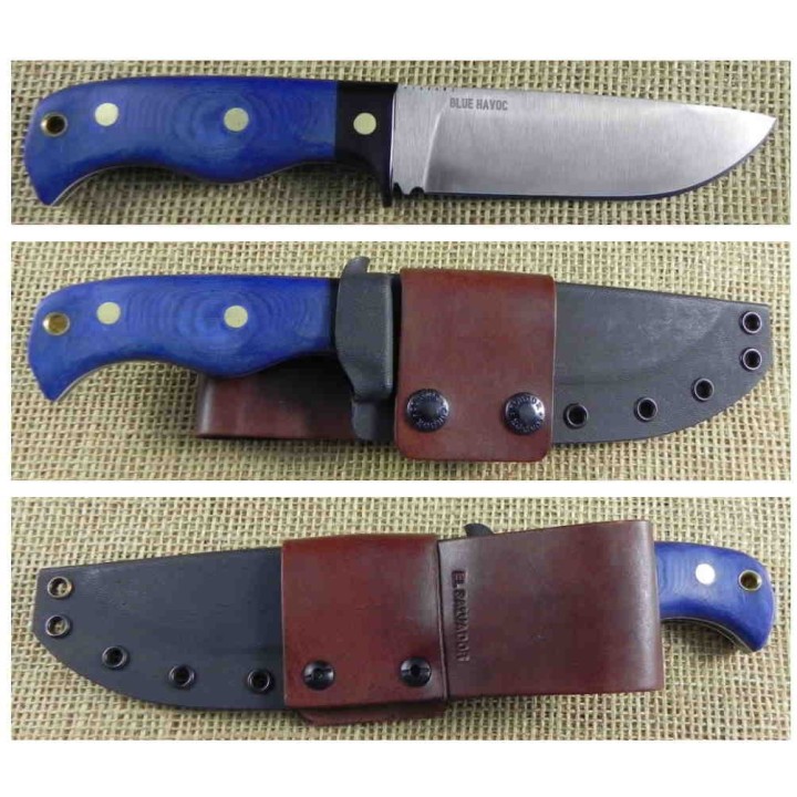 Couteau Condor Havoc Lame Acier Carbone 1075 Manche Micarta Etui Kydex El Salvador CTK283155HC - Livraison Gratuite