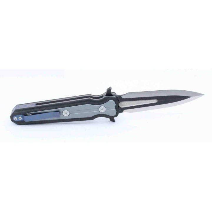 Couteau Stedemon Dongshan Blue Manche Alu/G10 Lame Acier D2 Linerlock Clip STEDSBLUE - Livraison Gratuite