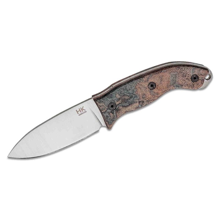 Couteau Bushcraft Ontario Hiking Lame Acier 420HC Manche Micarta Etui Cuir Made In USA ON8187 - Livraison Gratuite