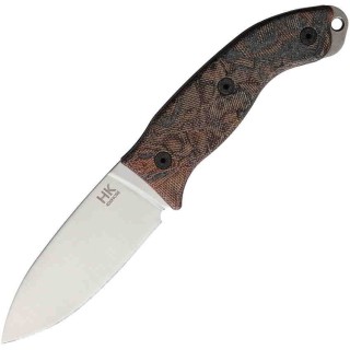 Couteau Bushcraft Ontario Hiking Lame Acier 420HC Manche Micarta Etui Cuir Made In USA ON8187 - Livraison Gratuite