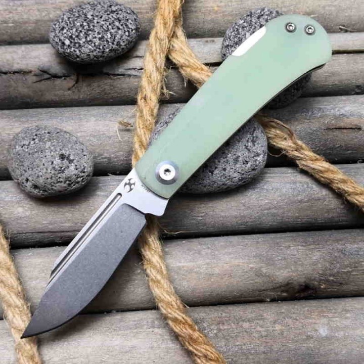 Couteau Kansept Wedge Jade Manche G10 Lame Acier 154CM Lockback  KT2026B6 - Livraison Gratuite
