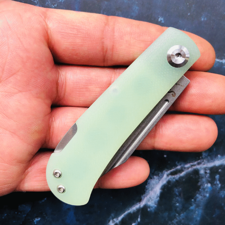Couteau Kansept Wedge Jade Manche G10 Lame Acier 154CM Lockback  KT2026B6 - Livraison Gratuite