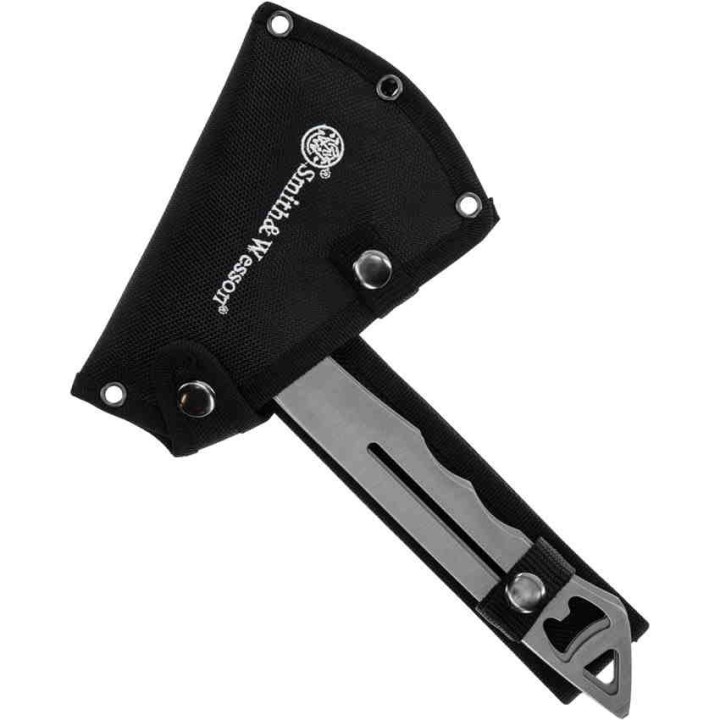 Haches de Lancer Smith&Wesson Hawkeye Throwing Axe Lot de 3 Lame Acier Inox Etui Nylon SW1117231 - Livraison Gratuite